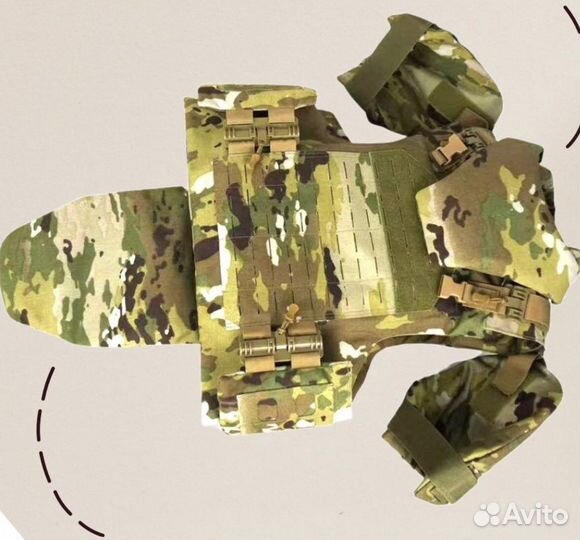 Разгрузочный жилет в сборе с баллистикой бр2