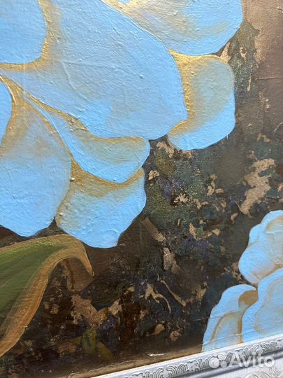 Продам картину холст акрил поталь в багете