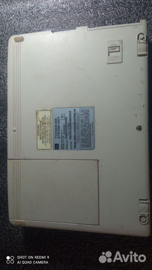 Ноутбук раритет Toshiba Satellite T1910CS