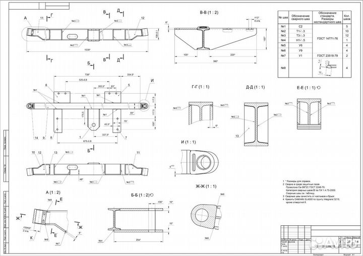 Чертежи и модели в solidworks, Компас, autocad