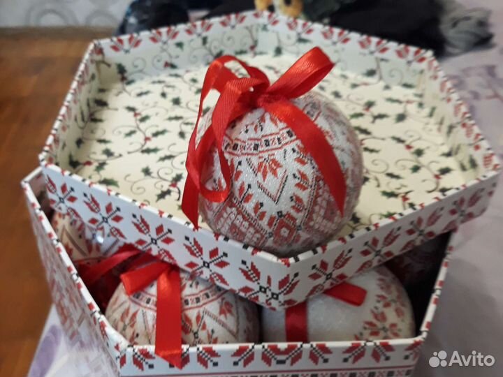 Новогодние игрушки набор