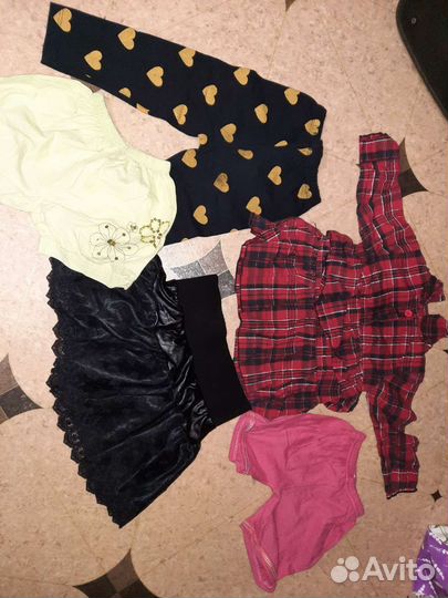 Детская одежда для девочек пакетом