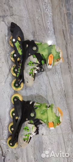 Роликовые коньки детские раздвижные