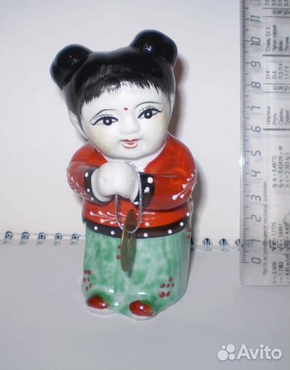 Статуэтка девочка-китаянка фарфор