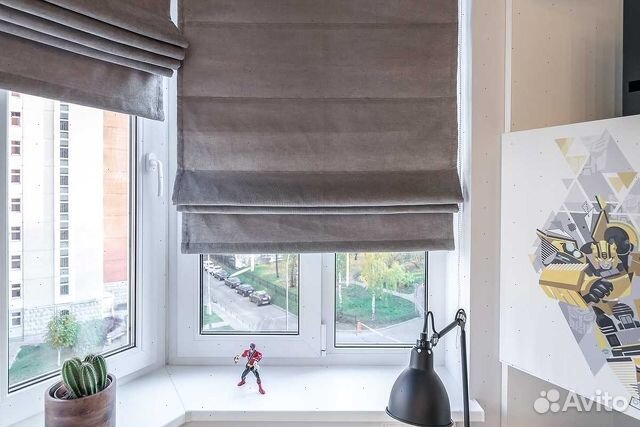 Римские шторы. Привезем и покажем ткани бесплатно