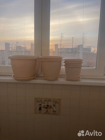Горшки и кашпо 700 за 6 шт