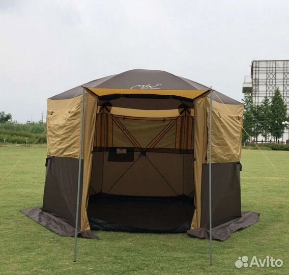 Шатер палатка автоматическая шестиугольный летний
