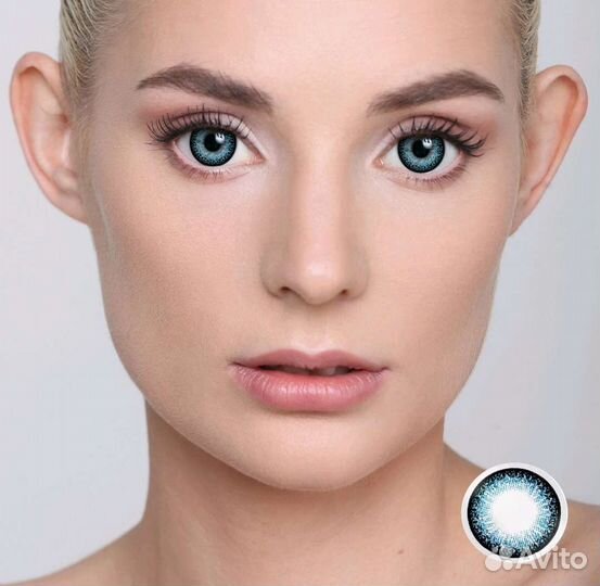 Цветные линзы с диоптриями на -2,5