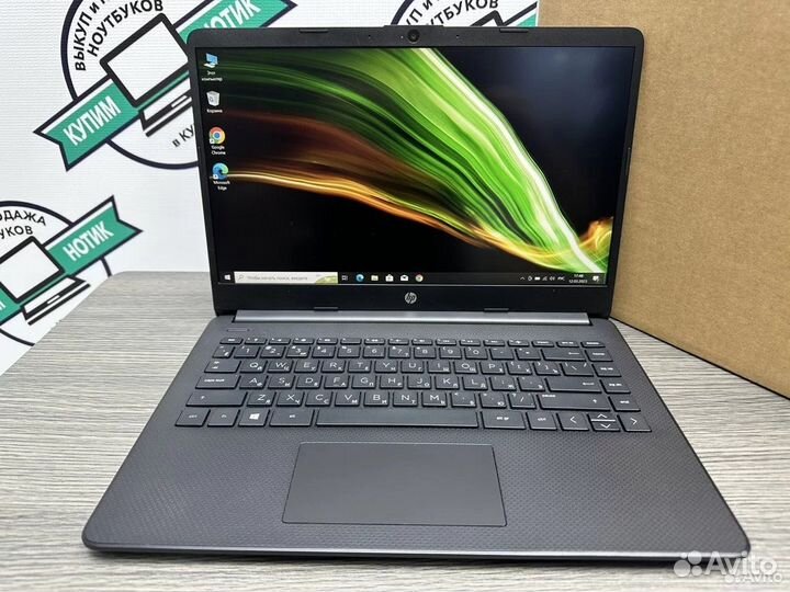 Новый мощный 2022 HP AMD athlon 4Gb DDR4 SSD 128