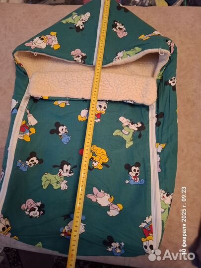 Зимний конверт в коляску или сани