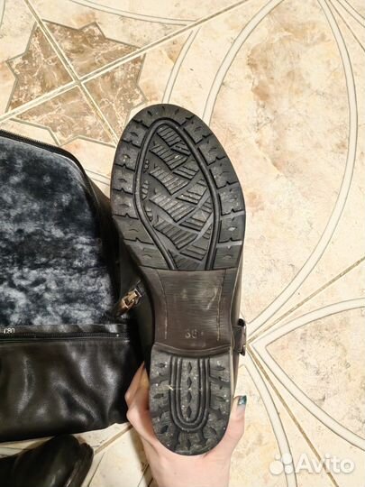 Сапоги зимние женские натуральная кожа и мех