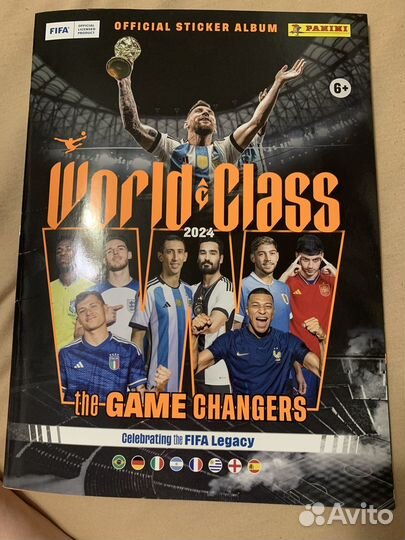 Наклейки Panini World class 2024