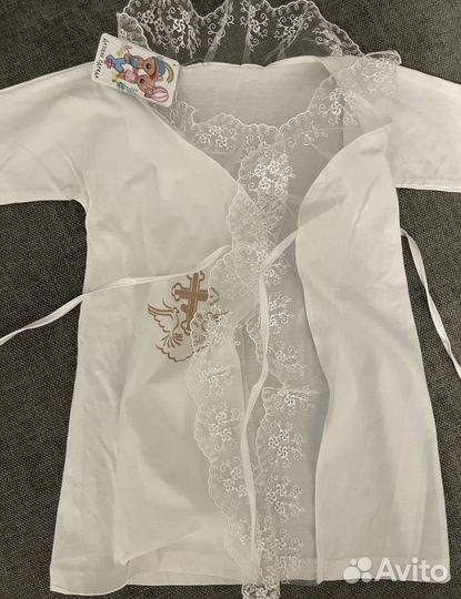 Крестильная сорочка для девочки