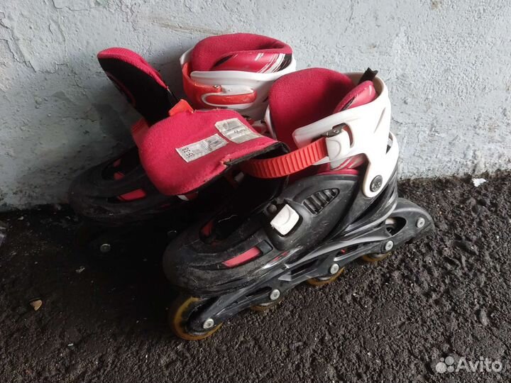 Роликовые коньки детские раздвижные
