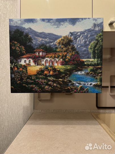 Алмазная мозаика готовые картины полная выкладка