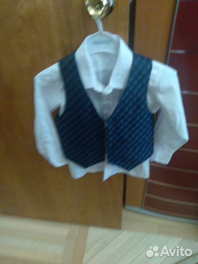 Рубашка с жилеткой на мальчика