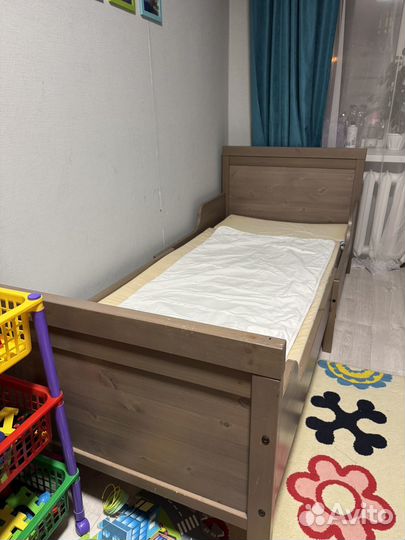 Растущая кровать IKEA б/у