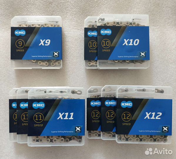 Цепь KMC 9/10/11/12 скоростей X9 X10 X11 X12