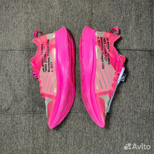 Nike Zoom Fly Off-White Pink 42.5 оригинал