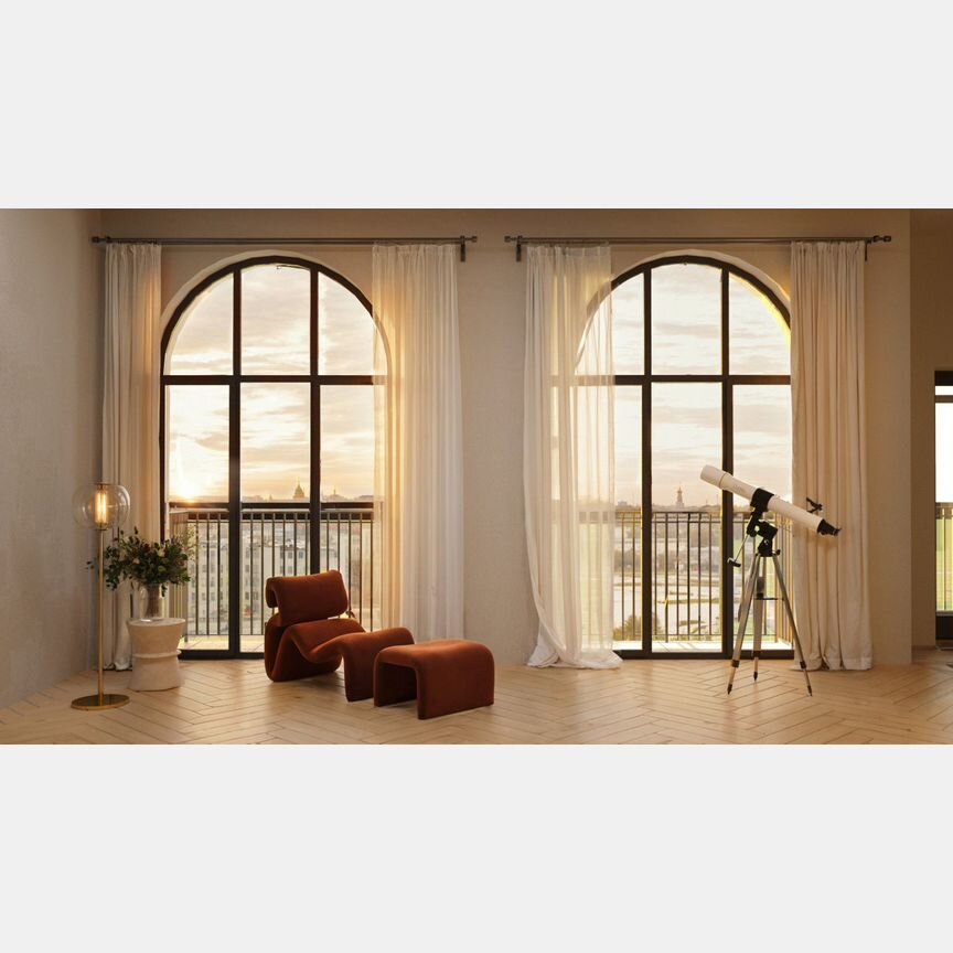 2-к. квартира, 75,5 м², 1/12 эт.