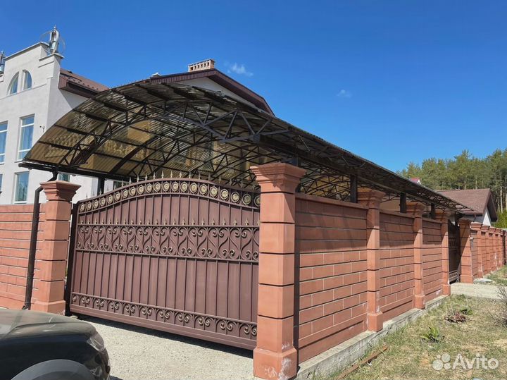 Навесы из профнастила