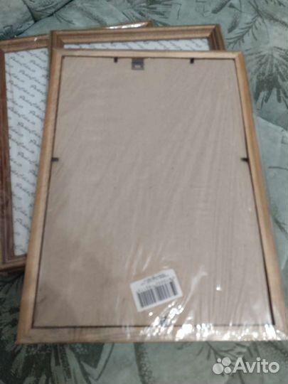 Фоторамка деревянная новая