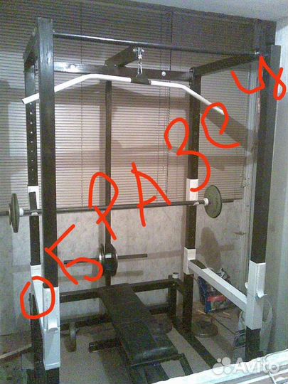 Силовая рама с тягой блока