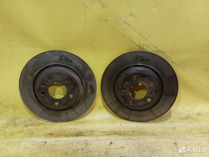 Диски тормозные задние Audi A4 B9 2015 Ауди а 4