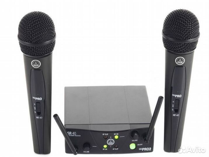 Микрафоны AKG и свет