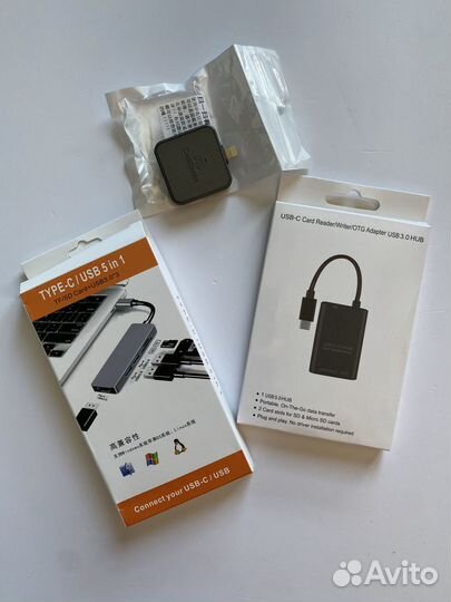 Картридер для iPhone, mac переходник карты памяти