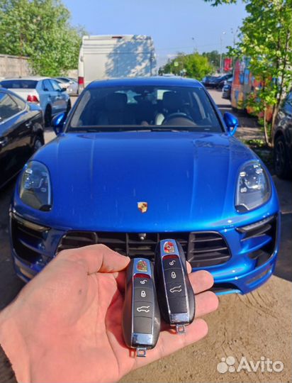 Ключ Porsche с привязкой к автомобилю