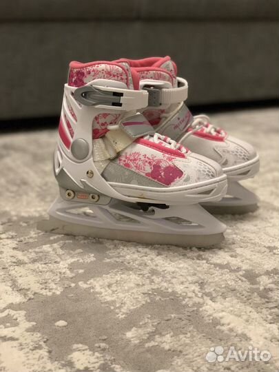 Коньки детские раздвижные 27-30 для девочки