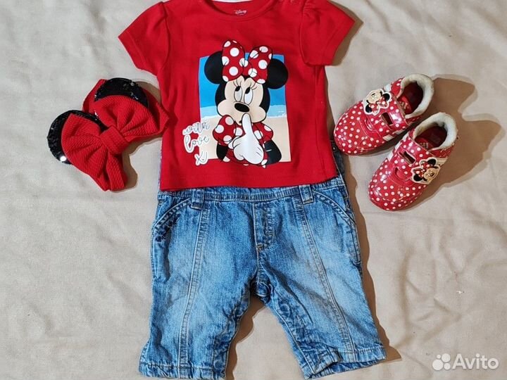 Комплект одежды для девочки Disney, H&M 74