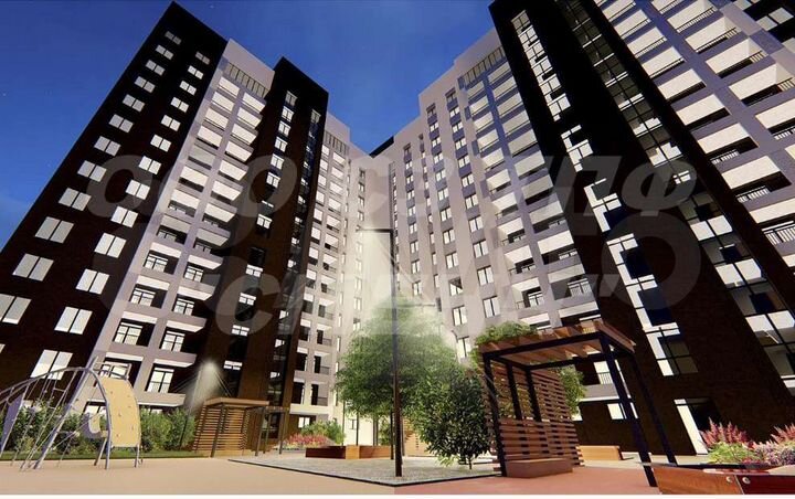 1-к. квартира, 49,4 м², 7/14 эт.