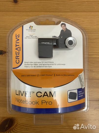 Веб-камера Creative Live Cam Notebook Pro