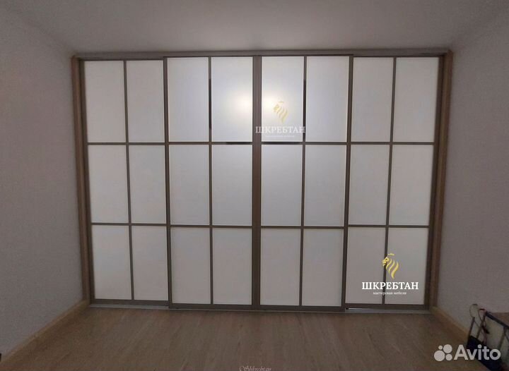 Перегородка межкомнатная стеклянная, раздвижная