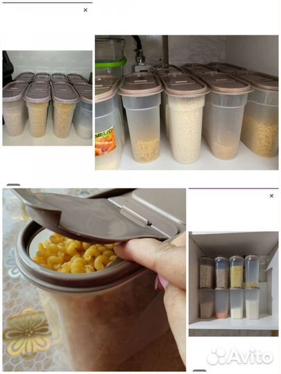 Контейнера набор, банки для сыпучих
