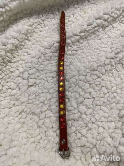 Кожаный ошейник для собак