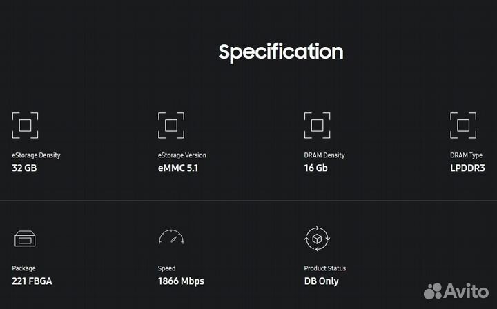 Samsung Kmqd60013M-B318 (QD63MB) eMMC