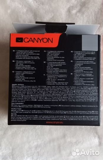 Веб камера Canyon новая