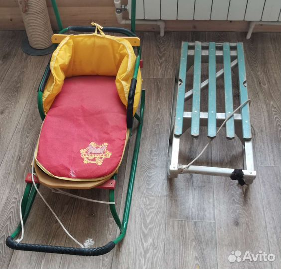 Детские зимние санки