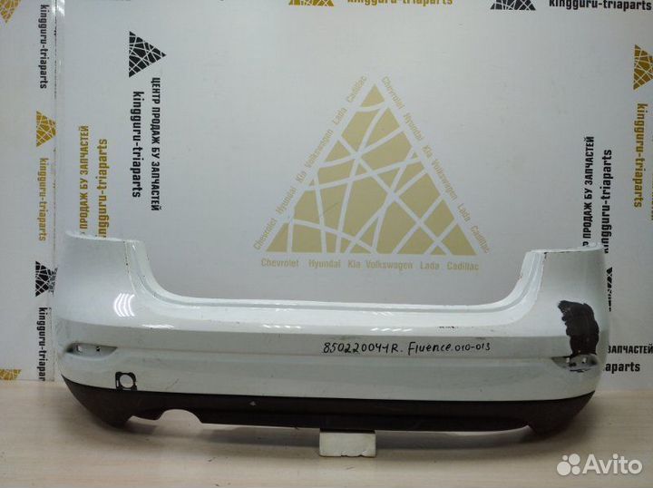 Бампер задний Renault Fluence 1 L30 до рестайлинг