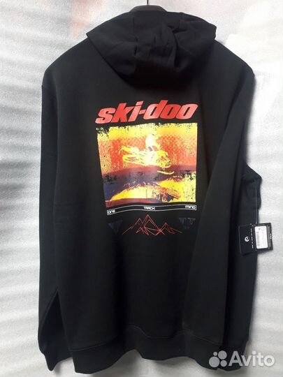 Кофта с капюшоном мужская pullover hoodie SKI-DOO