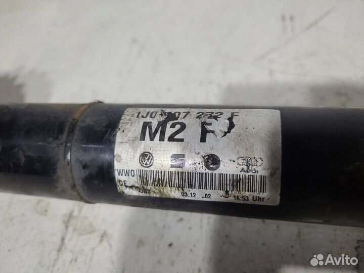 Полуось передняя правая Audi A3 8L 1998 1J0407272F