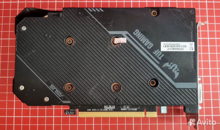 Видеокарта gtx 1660 super asus tuf gaming 6 gb