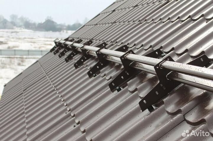 Надежные снегозадержатели для любой кровли