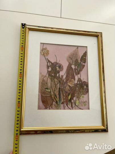 Картина «Гербарий на атласе»