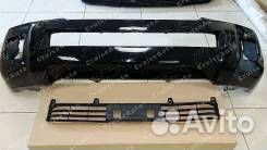 Передний бампер Land Cruiser 200 черный 12-15 год