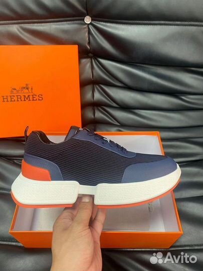 Кроссовки мужские текстильные Hermes 39-46
