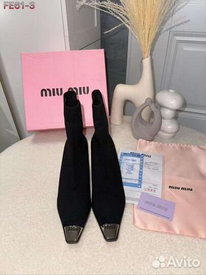 Ботильоны Miu Miu